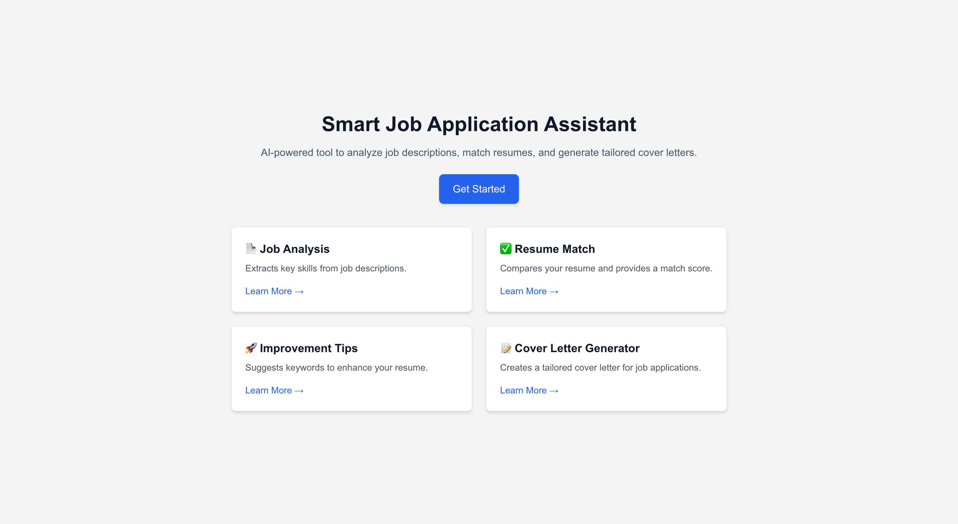 Job Application Assistant - Optimize your job applications with AI-generated insights screenshot